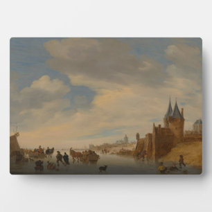 Winter Landscape at Arnhem 1653 Plaque
