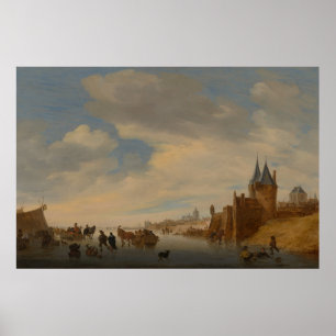 Winter Landscape at Arnhem   1653 Poster