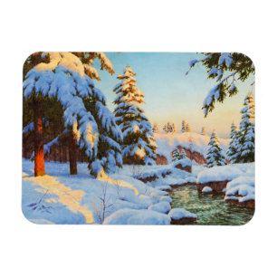 Winter landscape, Bessonof Magnet