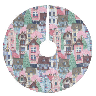 Winter Landscape Brushed Polyester Tree Skirt