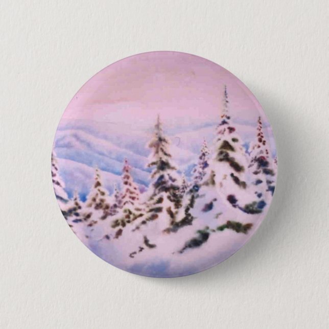 Winter Landscape Button (Front)