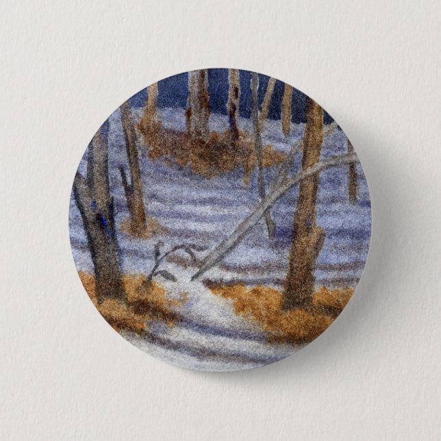 Winter Landscape Button (Front)
