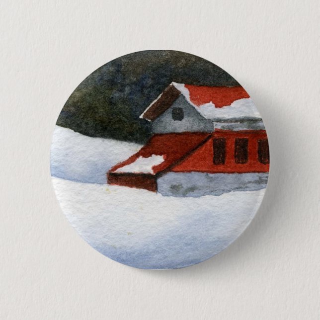 Winter Landscape Button (Front)