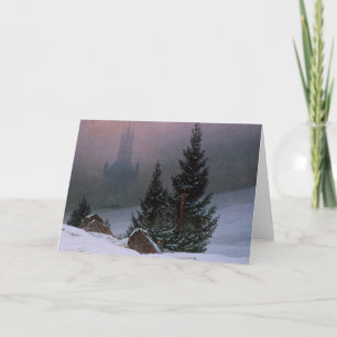 Winter Landscape (by Caspar David Friedrich) Card