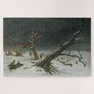 Winter Landscape by Caspar David Friedrich Jigsaw Puzzle