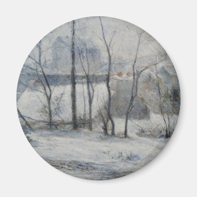 Winter Landscape (by Paul Gaugin) Magnet (Front)