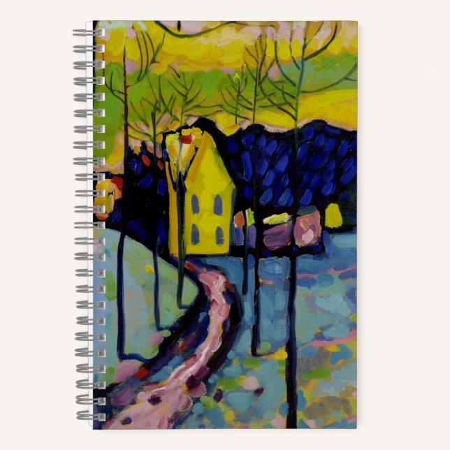 Winter Landscape by Wassily Kandinsky Notebook (Front)