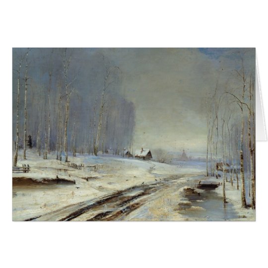 Winter Landscape Card