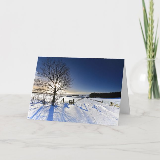 Winter Landscape Card (Front)