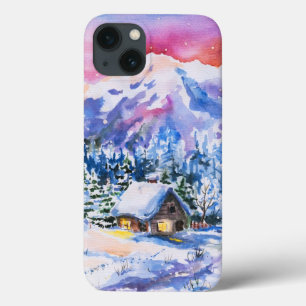 Winter landscape iPhone 13 case