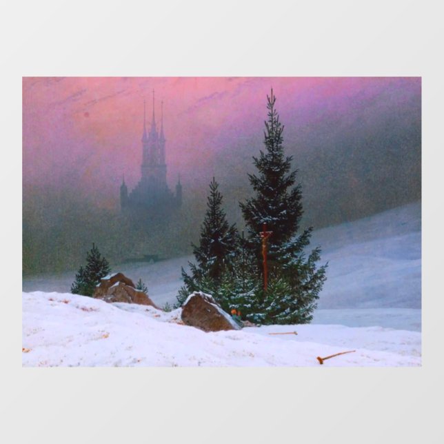 Winter Landscape Caspar David Friedrich (Sheet)