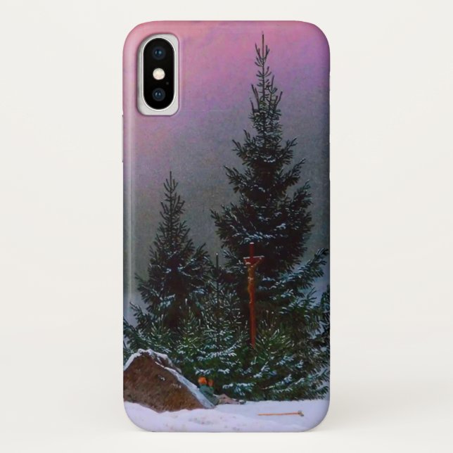 Winter Landscape Caspar David Friedrich Case-Mate iPhone Case (Back)