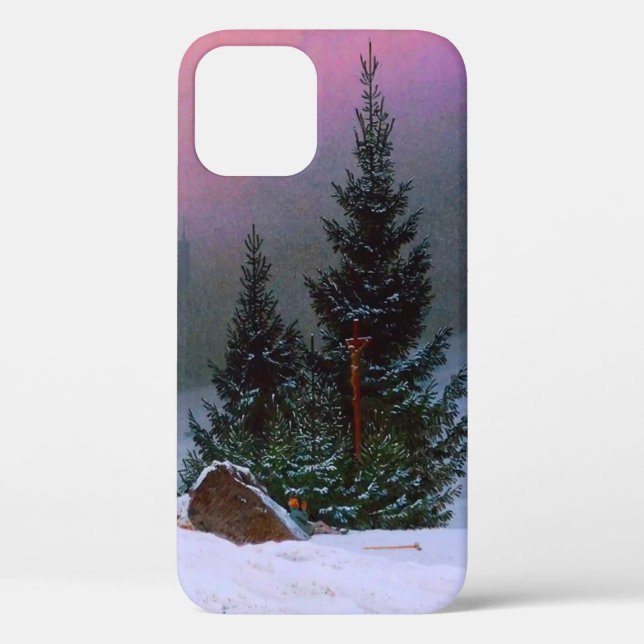Winter Landscape Caspar David Friedrich Case-Mate iPhone Case (Back)