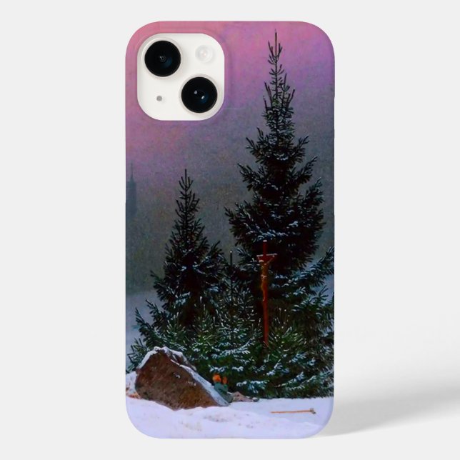 Winter Landscape Caspar David Friedrich Case-Mate iPhone Case (Back)