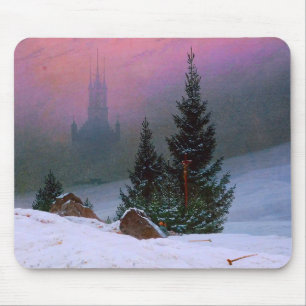 Winter Landscape Caspar David Friedrich Mouse Pad