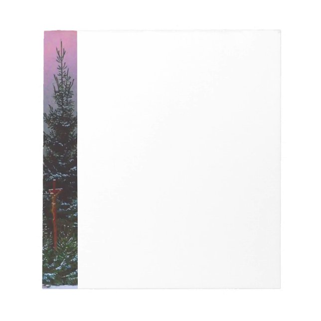 Winter Landscape Caspar David Friedrich Notepad (Front)