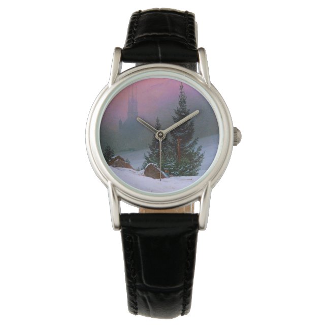 Winter Landscape Caspar David Friedrich Watch (Front)