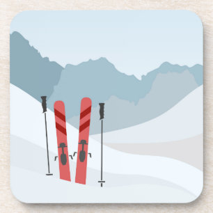 Winter landscape coaster