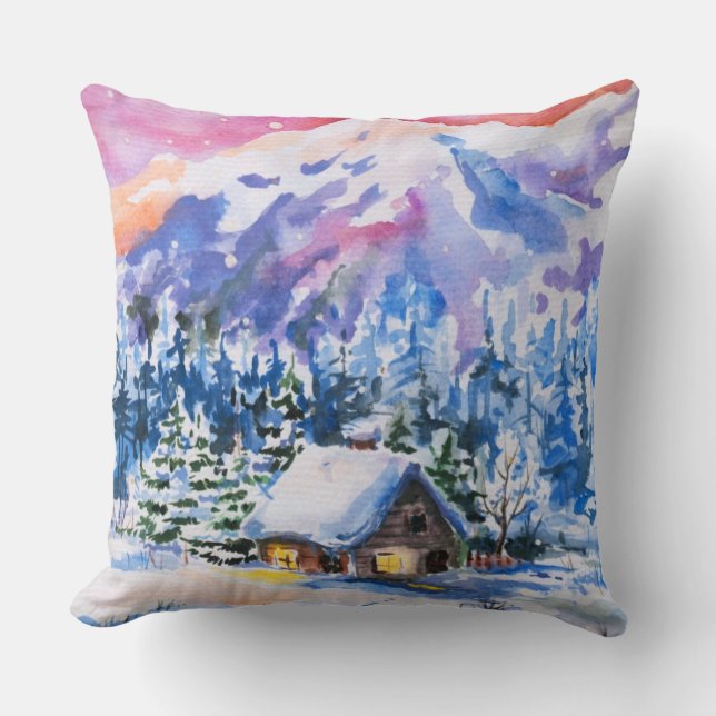 Winter landscape cushion (Front)