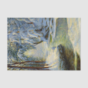 Winter Landscape, Decoupage Tissue Paper