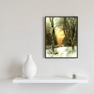 Winter Landscape, Fine Art  Poster