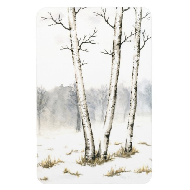 Winter Landscape Flexi Magnet (Vertical)