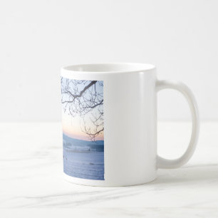 Winter landscape in Germany in the morning Coffee Mug