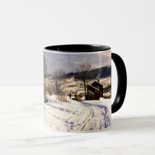 Winter Landscape in Lillehammer, Denmark Mug
