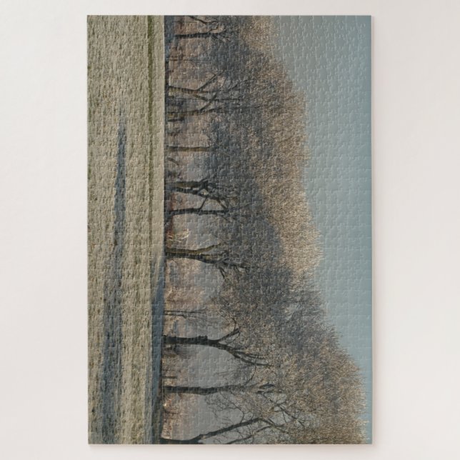Winter landscape jigsaw puzzle (Vertical)