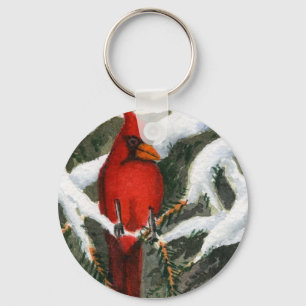 Winter Landscape Keychain
