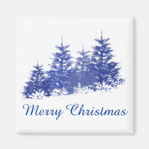 Winter landscape magnet