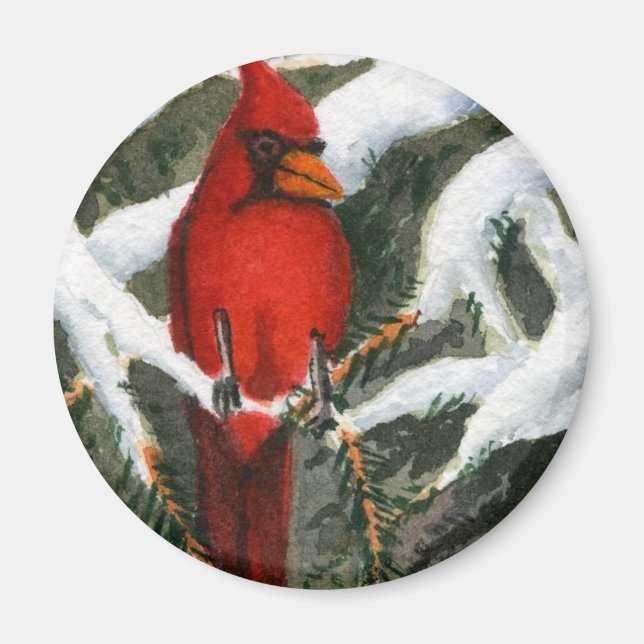 Winter Landscape Magnet (Front)