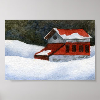 Winter Landscape Mini-Poster Poster