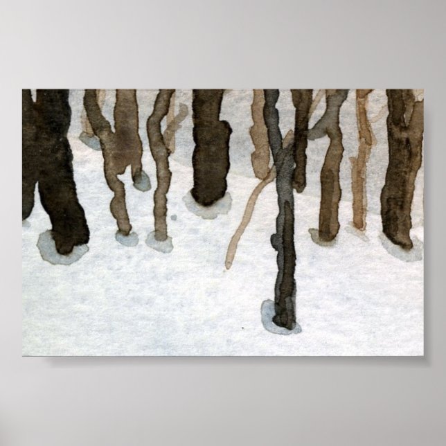 Winter Landscape Mini-Poster Poster (Front)