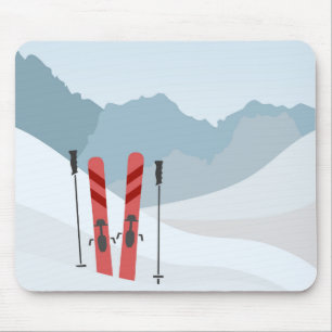 Winter landscape mouse pad