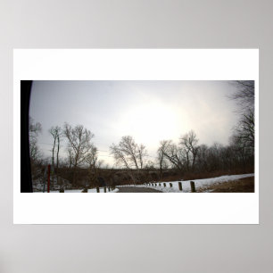 Winter Landscape Photo Poster