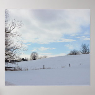 Winter Landscape Photo Poster
