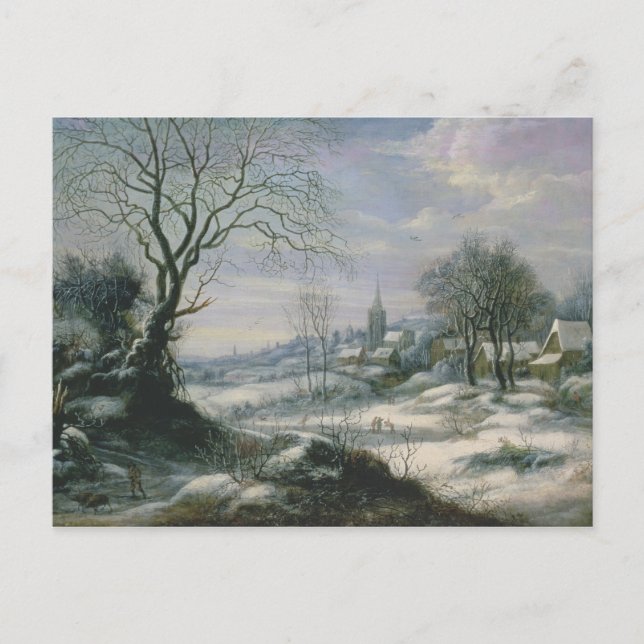 Winter landscape postcard (Front)