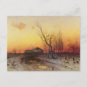 Winter Landscape Postcard