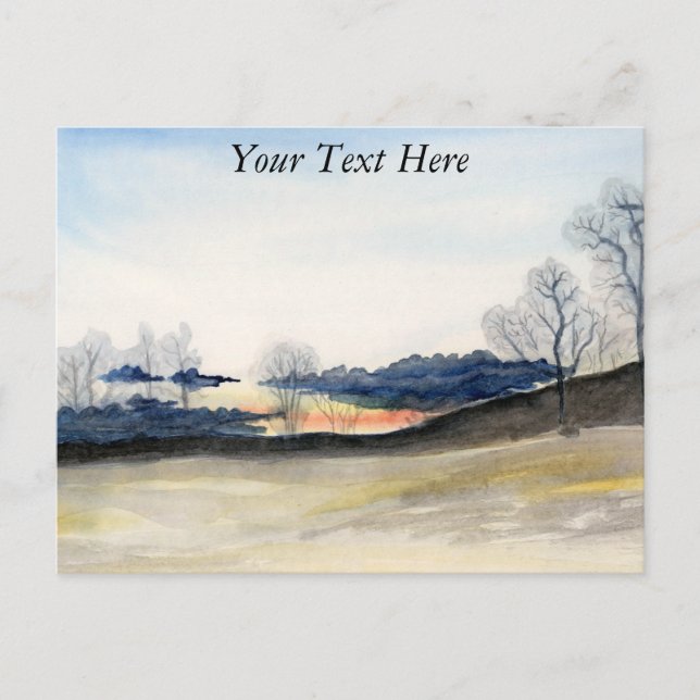Winter Landscape Postcard (Front)