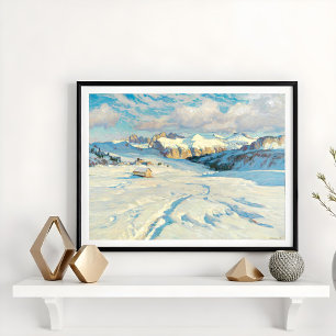 Winter Landscape Poster