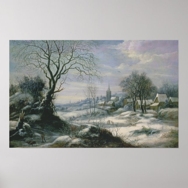 Winter landscape poster (Front)