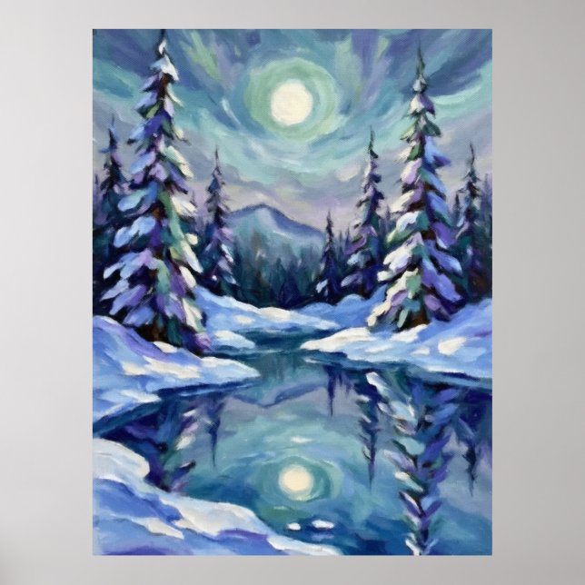 Winter Landscape  Poster (Front)