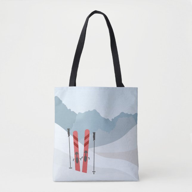 Winter landscape tote bag (Front)