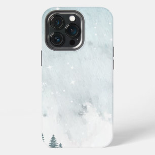 Winter Landscape Watercolor iPhone 13 Pro Case