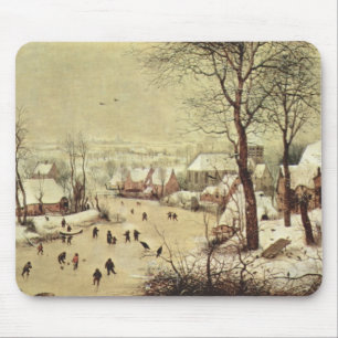 Winter Landscape with a Bird Trap - 1565 Mouse Pad
