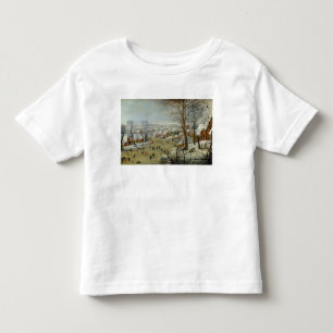 Winter Landscape with Skaters and a Bird Trap Toddler T-Shirt
