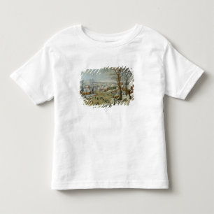 Winter Landscape with Skaters and a Bird Trap Toddler T-Shirt