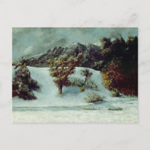 Winter Landscape With The Dents Du Midi, 1876 Postcard