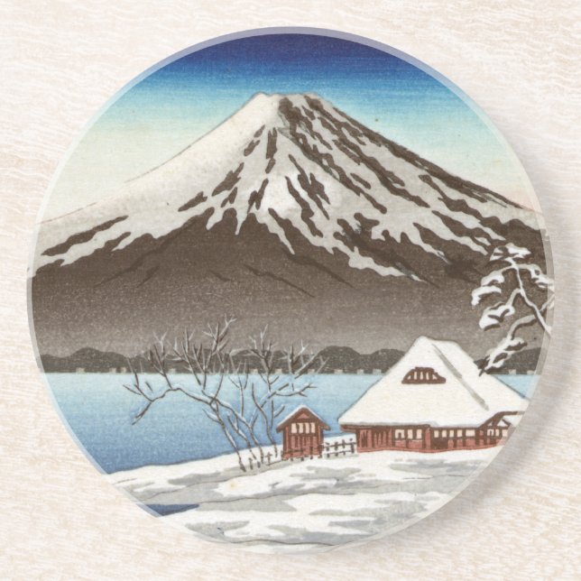 Winter landscape with view of Mount Fuji Coaster (Front)